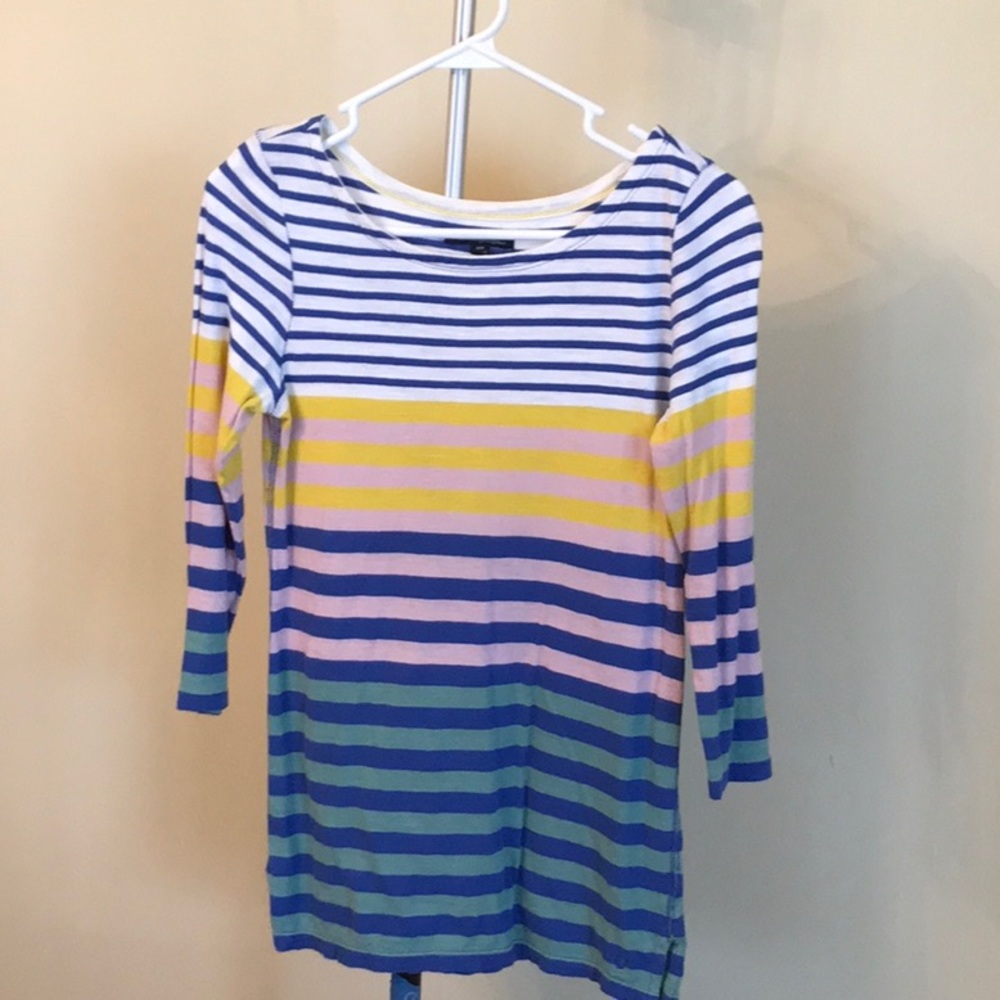 AMERICAN EAGLE 3/4 length, striped t-shirt